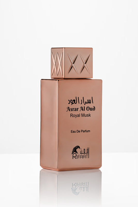 Royal Musk by Rifaat, fragrance bottle and packaging
