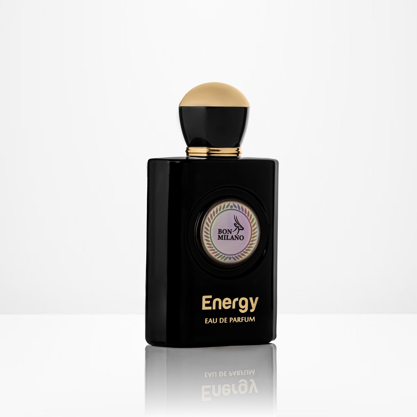 Energy by Bon Milano, fragrance bottle and packaging