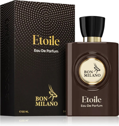 Etoile by Bon Milano, fragrance bottle and packaging