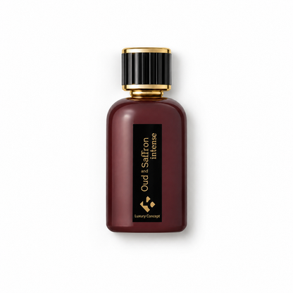 Oud and saffron intense by luxury concept is a rose oud perfume for men.